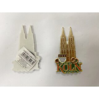 Magnet Polyresin Kühlschrankmagnet Souvenir Mitbringsel - Köln Dom
