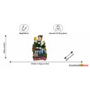 Magnet Polyresin Kühlschrankmagnet Souvenir Mitbringsel Tracht Figur - Frankfurt