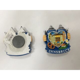 Magnet Polyresin Kühlschrankmagnet Souvenir Mitbringsel Krug Bierkrug - Innsbruck