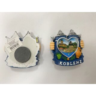 Magnet Polyresin Kühlschrankmagnet Souvenir Mitbringsel Krug Bierkrug - Koblenz