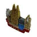 Magnet Polyresin Kühlschrankmagnet Souvenir Mitbringsel - Köln Dom Handmade