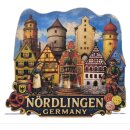3D Kühlschrankmagnet Nördlingen Souvenir...