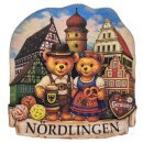 Holzmagnet Kühlschrankmagnet Nördlingen...