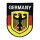 Patch Deutschland Wappenform