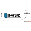 Blechschild Metall Klein - Bernkastel-Kues KFZ 26 x 7 cm