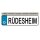 Blechschild Metall Klein - Rüdesheim KFZ 26 x 7 cm