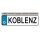 Blechschild Metall Klein - Koblenz KFZ 26 x 7 cm