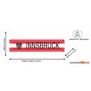 Blechschild Metall - Innsbruck Austria 46 x 10 cm