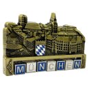 Metallmagnet München Gold
