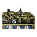 München Metallmagnet Buchstabenwürfeln...