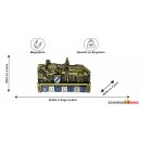 München Metallmagnet Buchstabenwürfeln Stadtmotiv - Gold