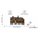 Metallmagnet München Bronze