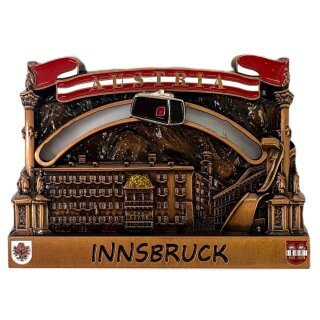 Metallmagnet Innsbruck Bronze