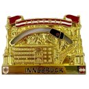 Metallmagnet Innsbruck Gold glänzend