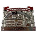 Metallmagnet Innsbruck Silber glänzend