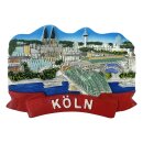 Kühlschrankmagnet –  Köln Skyline &...