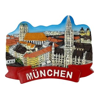 Kühlschrankmagnet – München Marienplatz Motiv – München