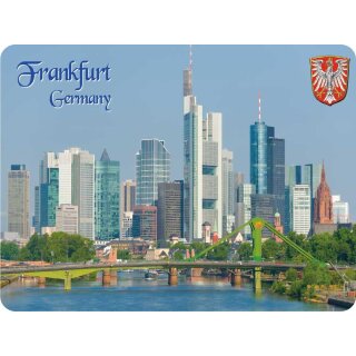 Blech Magnet Metallmagnet - Frankfurt Germany F1