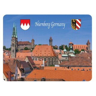 Blech Magnet Metallmagnet - Nürnberg Germany N1