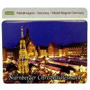 Blech Magnet Metallmagnet - Nürnberg Christkindlesmarkt