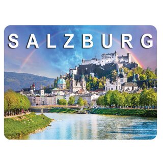Blech Magnet Metallmagnet - Salzburg
