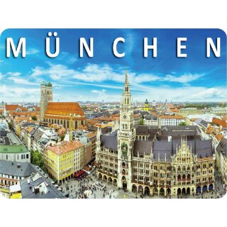 Blech Magnet Metallmagnet - München M1
