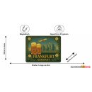 Blech Magnet Metallmagnet - Frankfurt F2