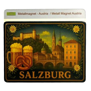 Blech Magnet Metallmagnet - Salzburg S2