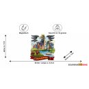 Frankfurt Kühlschrankmagnet 3D Skyline Adler...