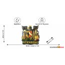 Nürnberg Kühlschrankmagnet 3D Skyline Adler...