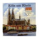 Köln Kühlschrankmagnet 3D Kölner Dom Rhein...