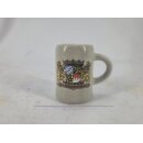 5cm Bierkrug Tasse Bayern Wappen
