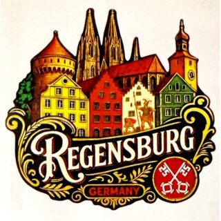 Holz Magnet Regensburg Holzmagnet Kühlschrankmagnet