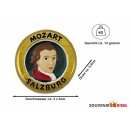 Magnet Salzburg Mozart Taler Gold