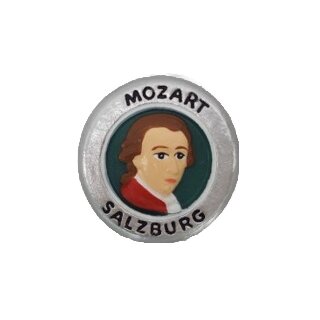 Magnet Salzburg Mozart Taler Silber