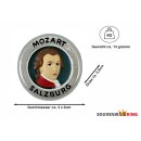 Magnet Salzburg Mozart Taler Silber