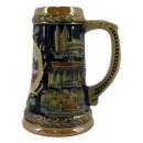 Reliefkrug Deutschland 350ml 15cm Hoch Germany Nürnberg bemalt