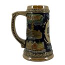 Reliefkrug Deutschland 350ml 15cm Hoch Germany Nürnberg bemalt