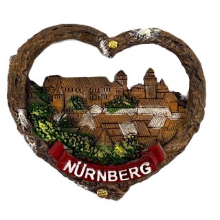 Nürnberg Herz Magnet
