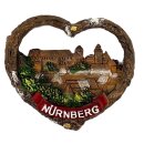Nürnberg Herz Magnet