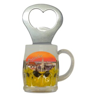 Flaschenöffner Bierkrug Massbier Bier München M3