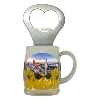 Flaschenöffner Bierkrug Massbier Bier München M6