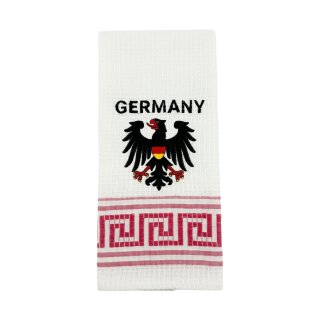 Geschirrtuch Tuch Handtuch ca. 60 x 40cm Deutschland Germany Bundesadler Pflaume