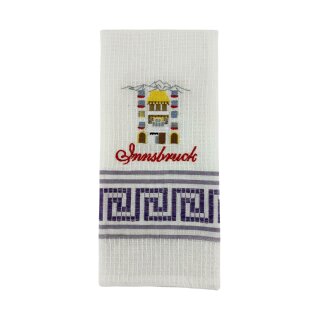 Geschirrtuch Tuch Handtuch ca. 60 x 40cm Austria Innsbruck Goldenes Dachl Lila