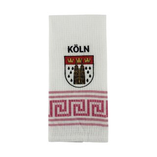 Geschirrtuch Tuch Handtuch ca. 60 x 40cm Deutschland Köln Stadtwappen Kölner Dom Pflaume