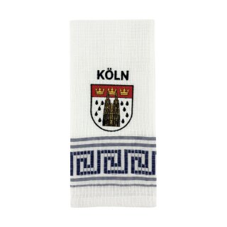 Geschirrtuch Tuch Handtuch ca. 60 x 40cm Deutschland Köln Stadtwappen Kölner Dom Navy