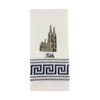 Geschirrtuch Tuch Handtuch ca. 60 x 40cm Deutschland Köln Kölner Dom Navy