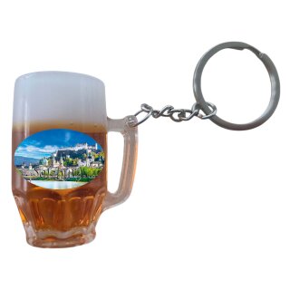 Schlüsselanhänger Bierkrug Massbier Bier Salzburg