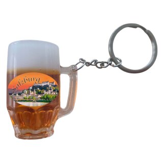Schlüsselanhänger Bierkrug Massbier Bier Salzburg