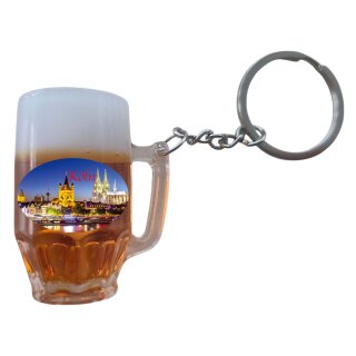 Schlüsselanhänger Bierkrug Massbier Bier Köln